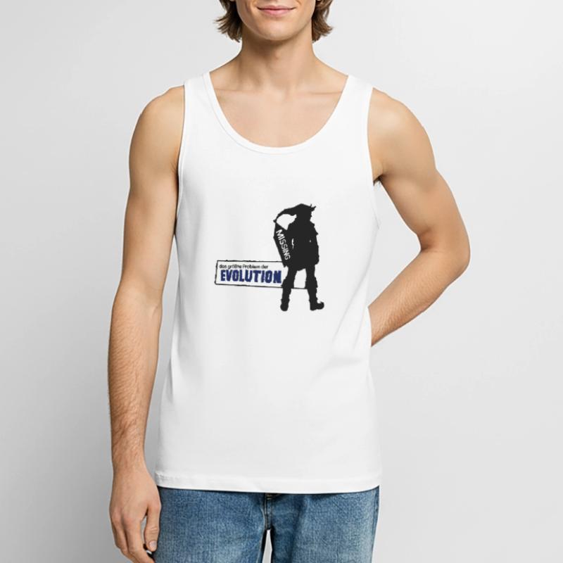 Missing Link - Das größte Problem der Evolution Männer Premium Bio Tank Top