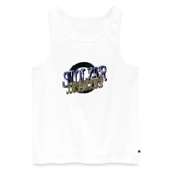 lustiger spruch geschenkidee tierliebhaber - Männer Premium Bio Tank Top - Weiß - Vorne - Michal (187cm)