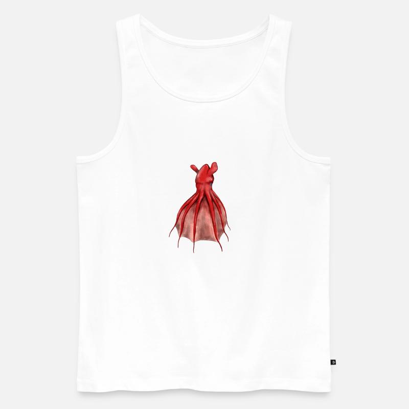 VAMPYROTEUTHIS INFERNALIS - Männer Premium Bio Tank Top - Weiß