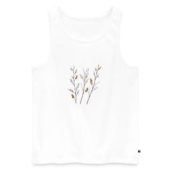 Oster-Kätzchen - Männer Premium Bio Tank Top - Weiß - Vorne - Michal (187cm)