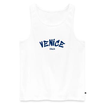 Venice - Venedig - Italia - Italy - Italien - Männer Premium Bio Tank Top - Weiß - Vorne - Michal (187cm)