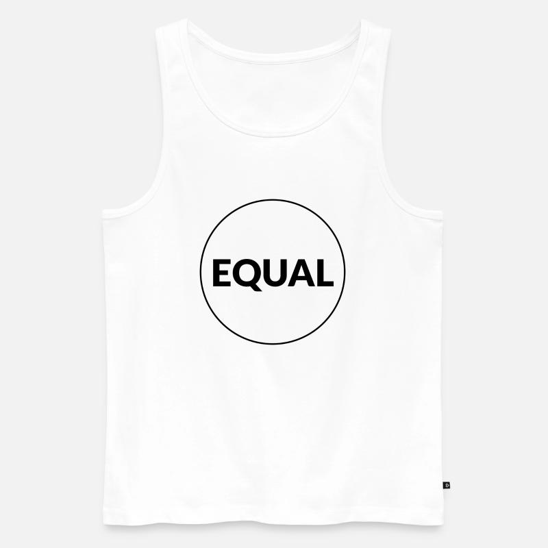 GLEICH - Männer Premium Bio Tank Top - Weiß