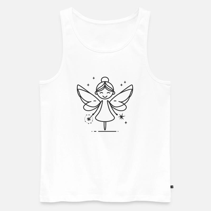 Feenzauber2 - Männer Premium Bio Tank Top - Weiß