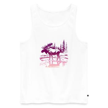 Sweden Sweden Viking Norden Scandinavia Midsummer - Men's Premium Organic Tank Top - white - Front - Michal (187cm)