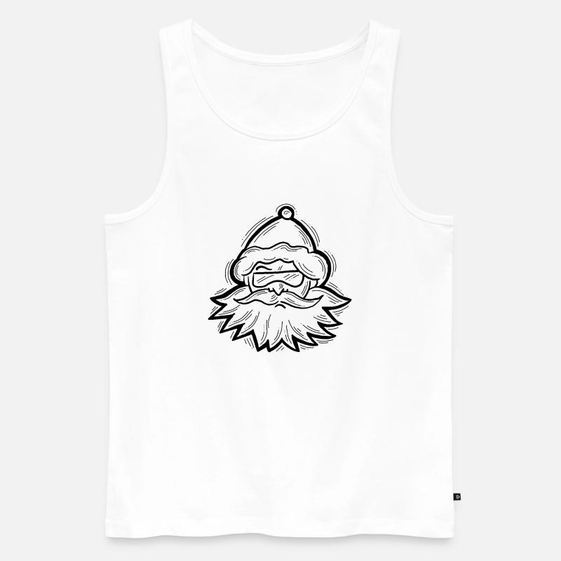 Weihnachtsmann - Männer Premium Bio Tank Top - Weiß