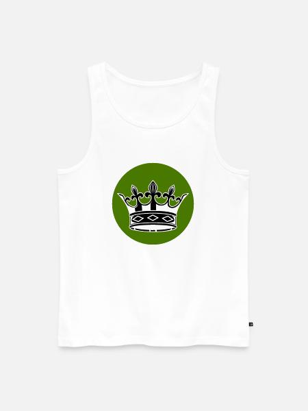 krone 1 - Männer Premium Bio Tank Top - Weiß
