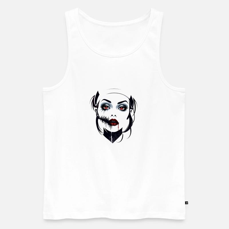 Die Krankenschwester II - Männer Premium Bio Tank Top - Weiß