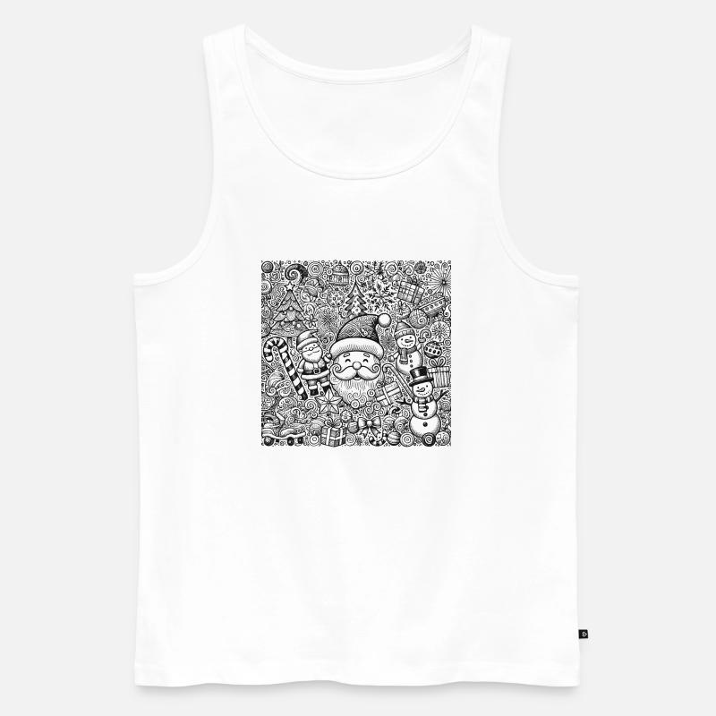 Weihnachten - Männer Premium Bio Tank Top - Weiß