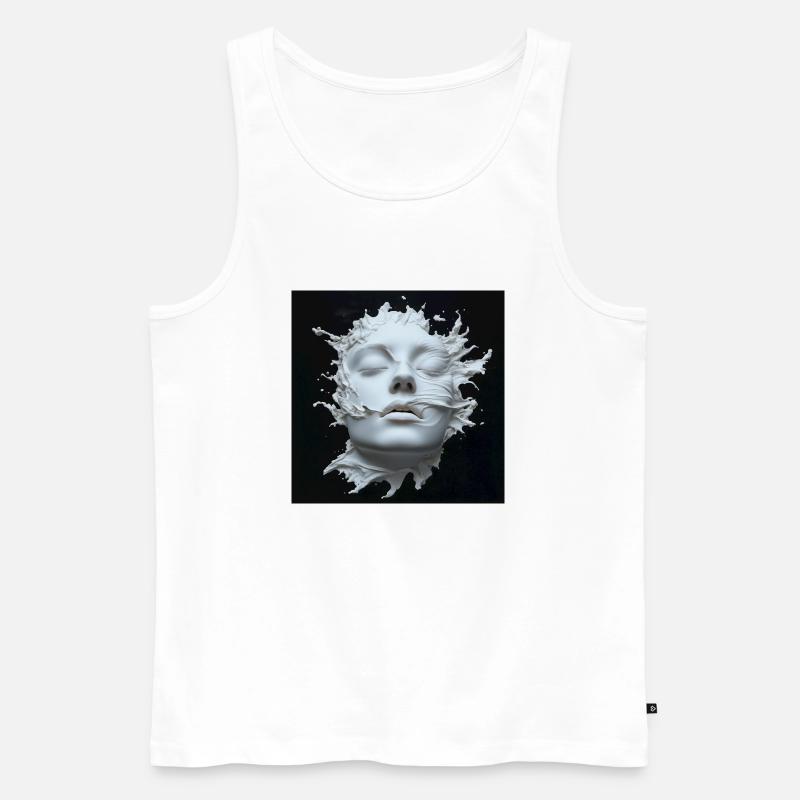 Surreale Kunst 6 - Männer Premium Bio Tank Top - Weiß