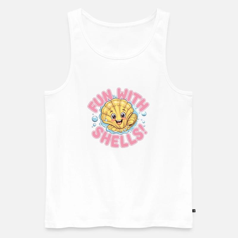 SPASS MIT - Männer Premium Bio Tank Top - Weiß