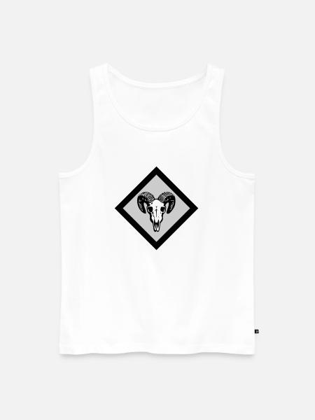 Gotland - Men's Premium Organic Tank Top - white