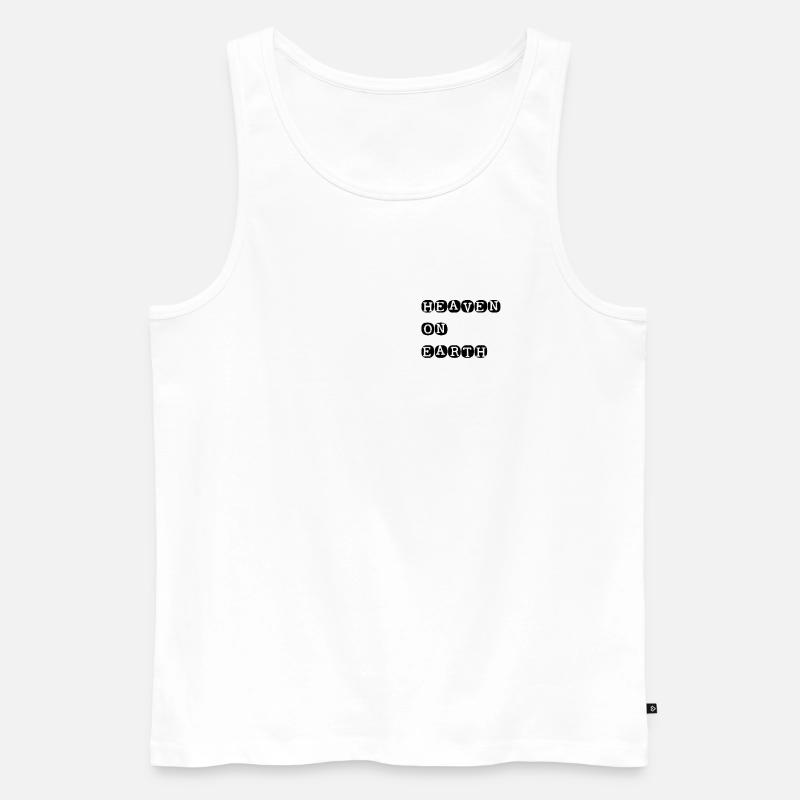 Heaven on earth - Männer Premium Bio Tank Top - Weiß