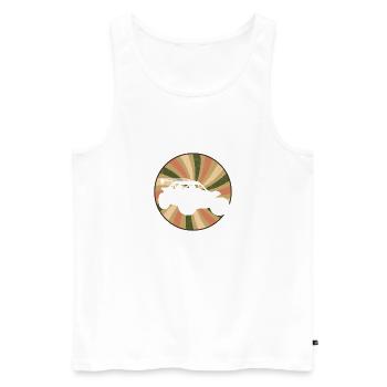 Autocross racing car - Men's Premium Organic Tank Top - white - Front - Michal (187cm)