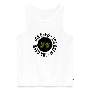Bachelor Party Crew Beer - Men's Premium Organic Tank Top - white - Front - Michal (187cm)