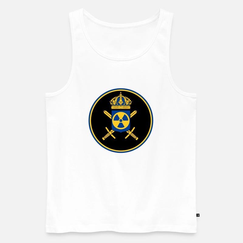 Das schwedische Atomwaffenprogramm - Männer Premium Bio Tank Top - Weiß