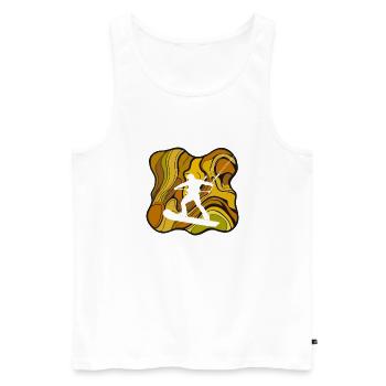 Wakeboarden Board Wakeboarder - Männer Premium Bio Tank Top - Weiß - Vorne - Michal (187cm)
