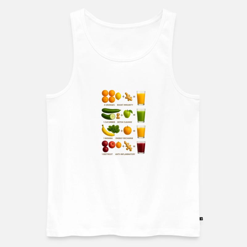 SAFT - Männer Premium Bio Tank Top - Weiß