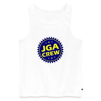 Jga Crew Junggesellenabschied Party - Männer Premium Bio Tank Top - Weiß - Vorne - Michal (187cm)