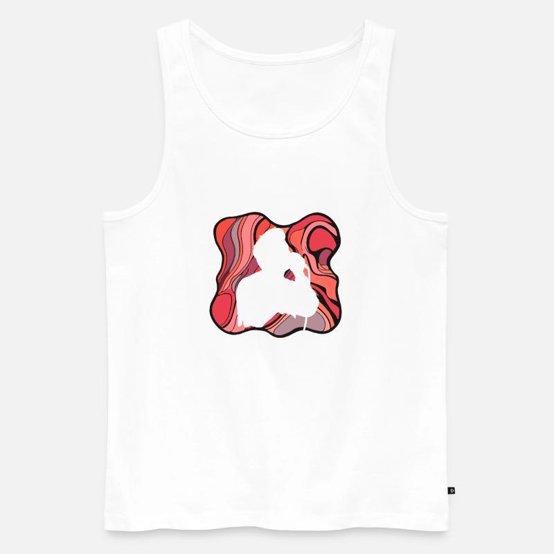 Singen Chor - Männer Premium Bio Tank Top - Weiß