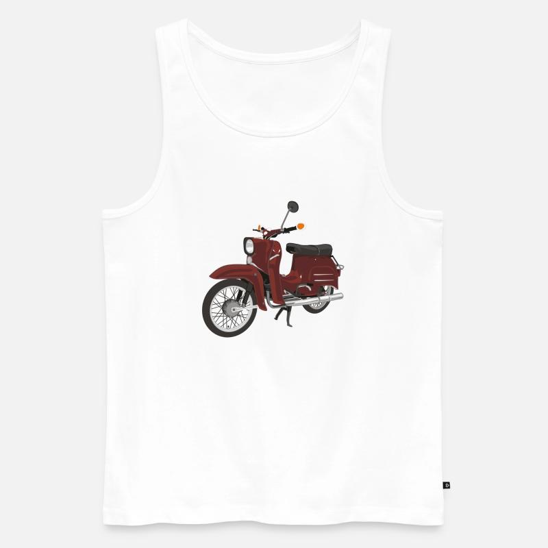 Simson Schwalbe - Débardeur bio Premium Homme - blanc