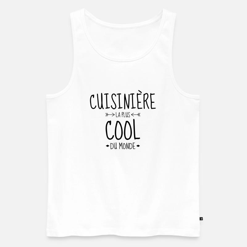 Koch / Kochen / Cooking / Chef - Männer Premium Bio Tank Top - Weiß