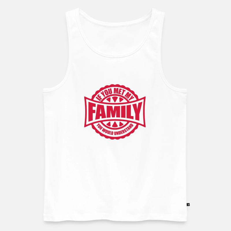 you would understand Zitat - Männer Premium Bio Tank Top - Weiß