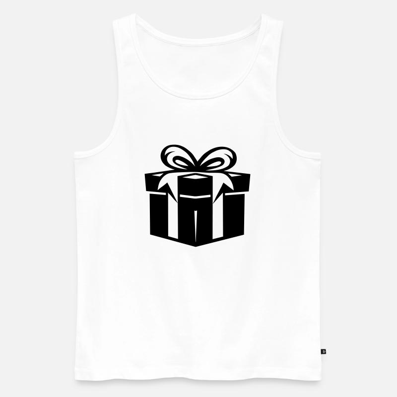 Nachdenkliche Schätze - Männer Premium Bio Tank Top - Weiß