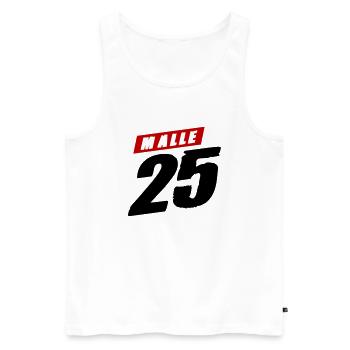Malle 2025 Trikot - Männer Premium Bio Tank Top - Weiß - Vorne - Michal (187cm)