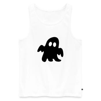 Spooky - Débardeur bio Premium Homme - blanc - Devant - AI Model Male 178 light (178cm)