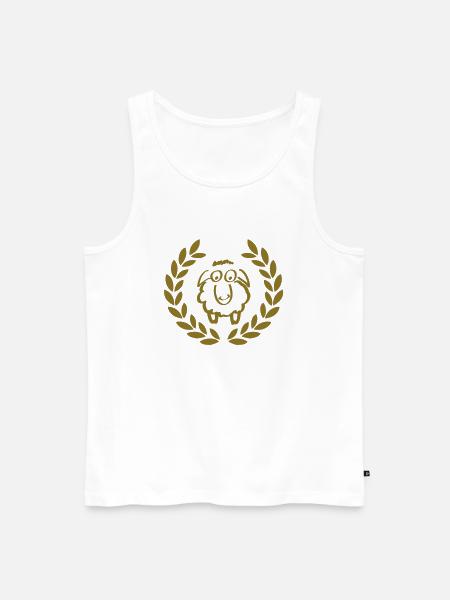 sheep deluxe - Männer Premium Bio Tank Top - Weiß