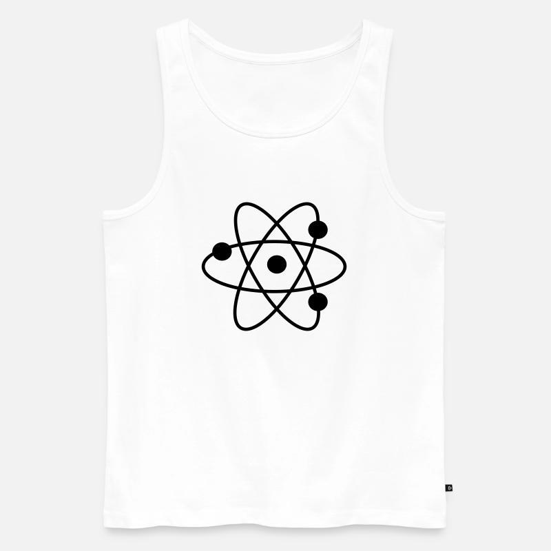 science - Männer Premium Bio Tank Top - Weiß
