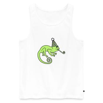 triste anniversaire seul fête des cadeaux - Débardeur bio Premium Homme - blanc - Devant - Michal (187cm)