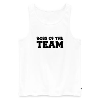 boss_of_the_team - Débardeur bio Premium Homme - blanc - Devant - Michal (187cm)