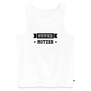 Motzer Motzerin meckern Nörgler Nörglerin motzig - Männer Premium Bio Tank Top - Weiß - Vorne - AI Model Male 178 light (178cm)