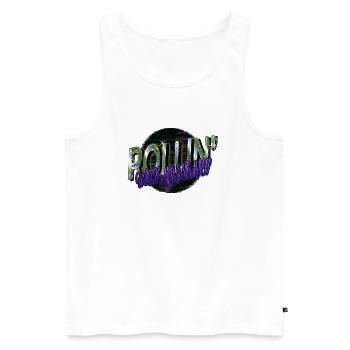 Christmas Vacation Funny Geek Birthday Present - Men's Premium Organic Tank Top - white - Front - Michal (187cm)