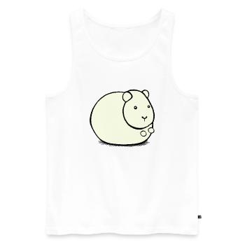 Hamster cute animal rodent animals funny pet 4 - Men's Premium Organic Tank Top - white - Front - Michal (187cm)