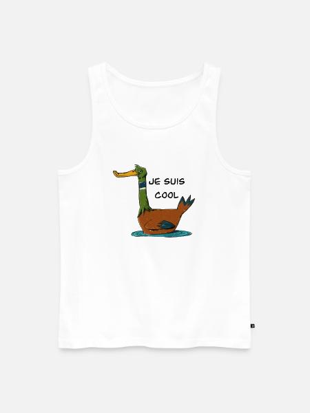 Je suis cool - Débardeur bio Premium Homme - blanc
