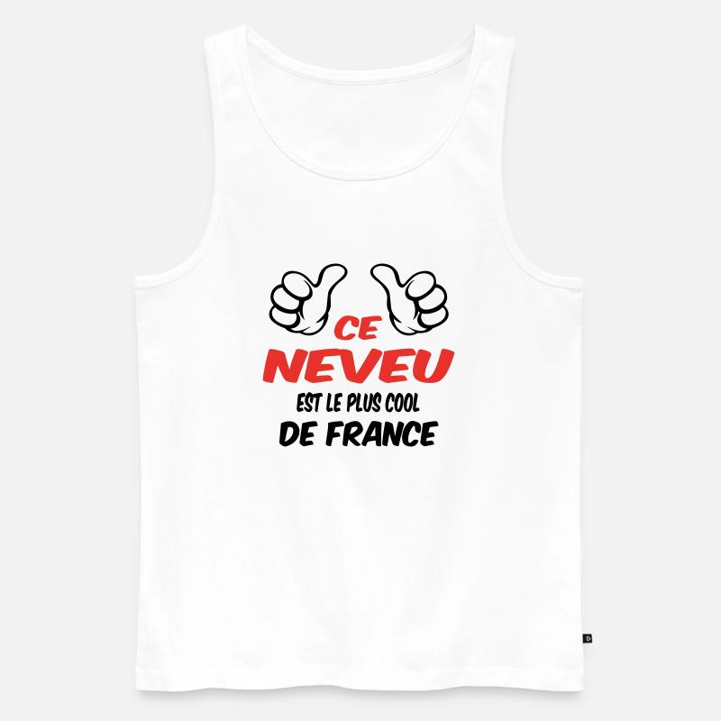 BESTER NEFFE - Männer Premium Bio Tank Top - Weiß
