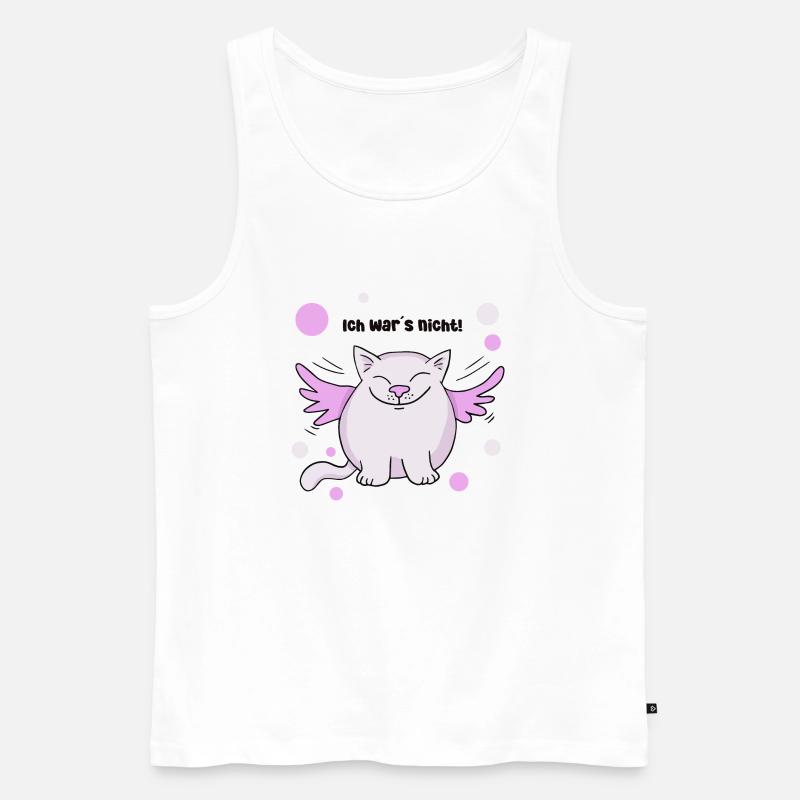 Ich war´s nicht! - Männer Premium Bio Tank Top - Weiß