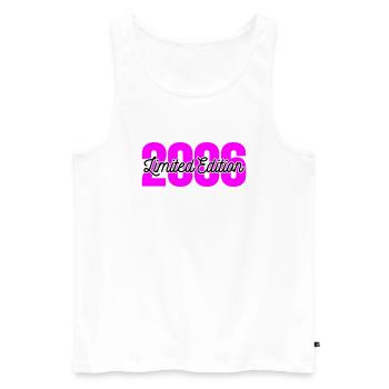 2006 Limited Edition Geburtstagsshirt - Männer Premium Bio Tank Top - Weiß - Vorne - Michal (187cm)