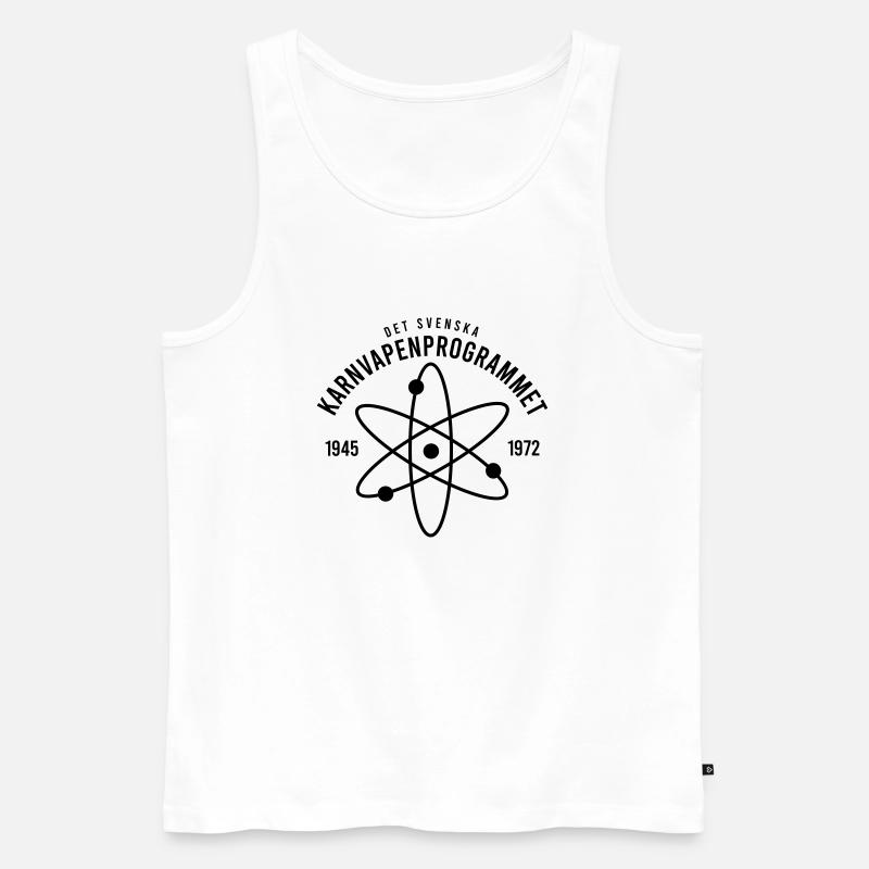 Das schwedische Atomwaffenprogramm - Männer Premium Bio Tank Top - Weiß