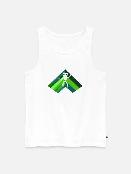 Robotics Cyborg Scifi - Men's Premium Organic Tank Top - white
