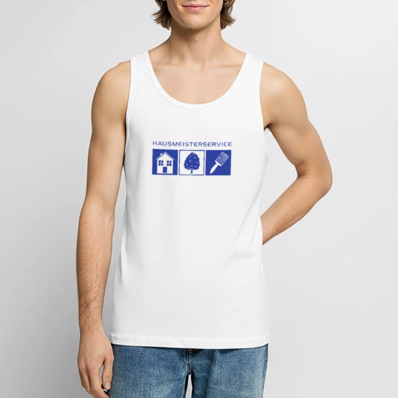 Edifici Pulizia Canottiera ecologica premium da uomo