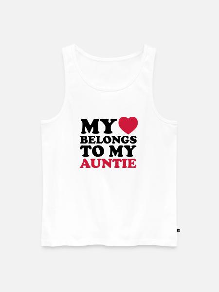 MHBTM auntie - Männer Premium Bio Tank Top - Weiß