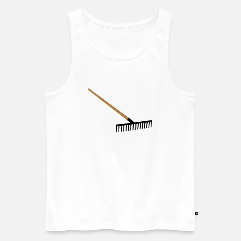 Harke - Männer Premium Bio Tank Top - Weiß