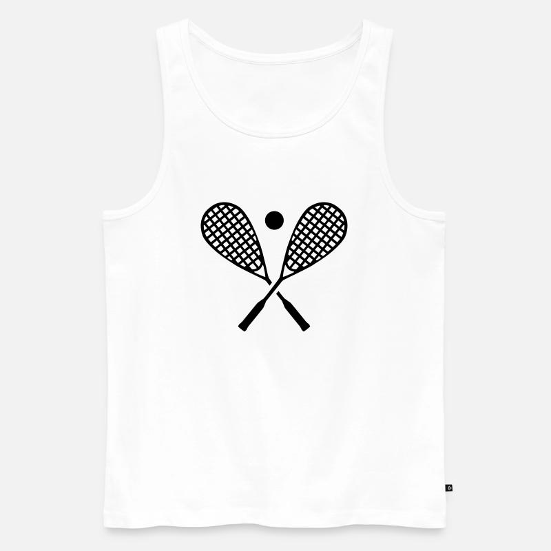 Squash - Männer Premium Bio Tank Top - Weiß