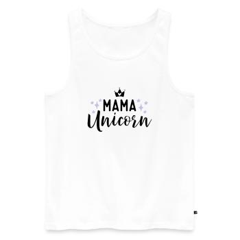 Unicorn - Männer Premium Bio Tank Top - Weiß - Vorne - Michal (187cm)