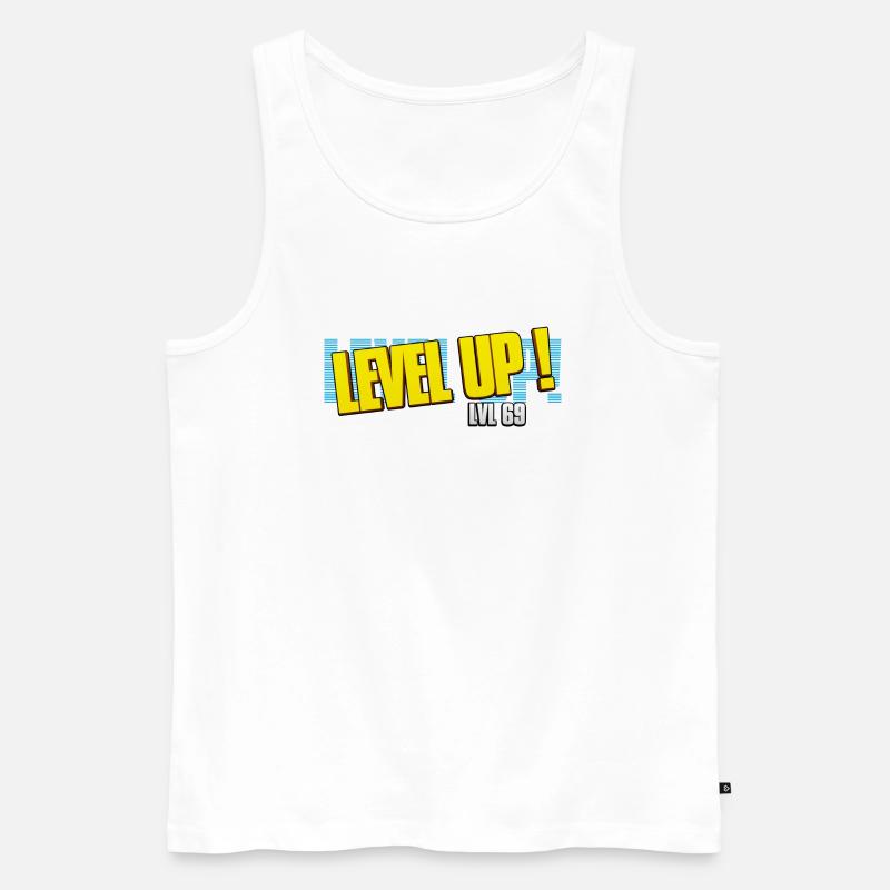 Heraufschrauben! - Männer Premium Bio Tank Top - Weiß