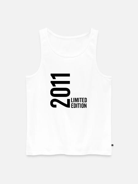 2011 Limited Edition - Männer Premium Bio Tank Top - Weiß