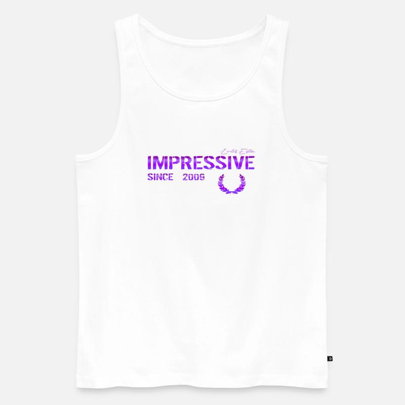 Impressive since 2009 - Männer Premium Bio Tank Top - Weiß